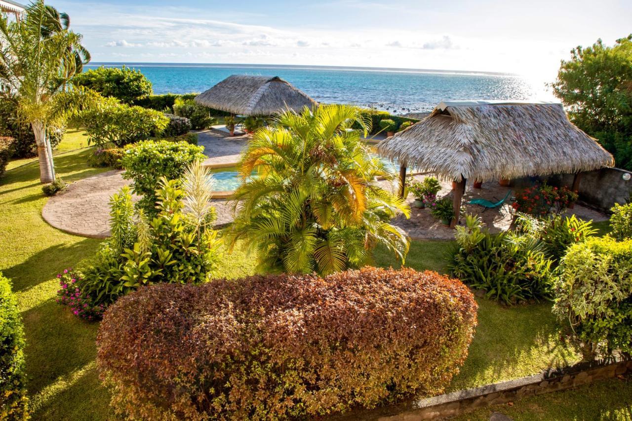 Superbe Bord De Mer, Acces Lagon Et Piscine Privee Paea Bagian luar foto