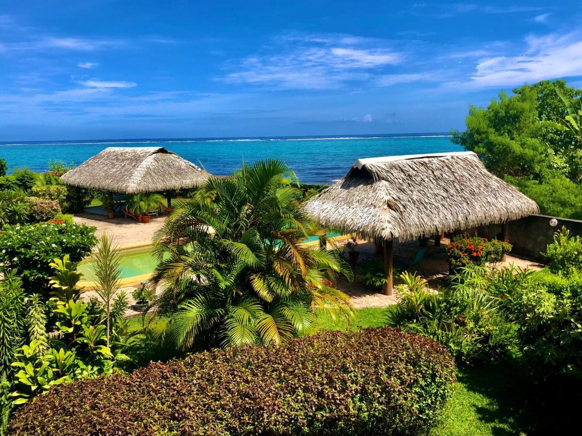 Superbe Bord De Mer, Acces Lagon Et Piscine Privee Paea Bagian luar foto