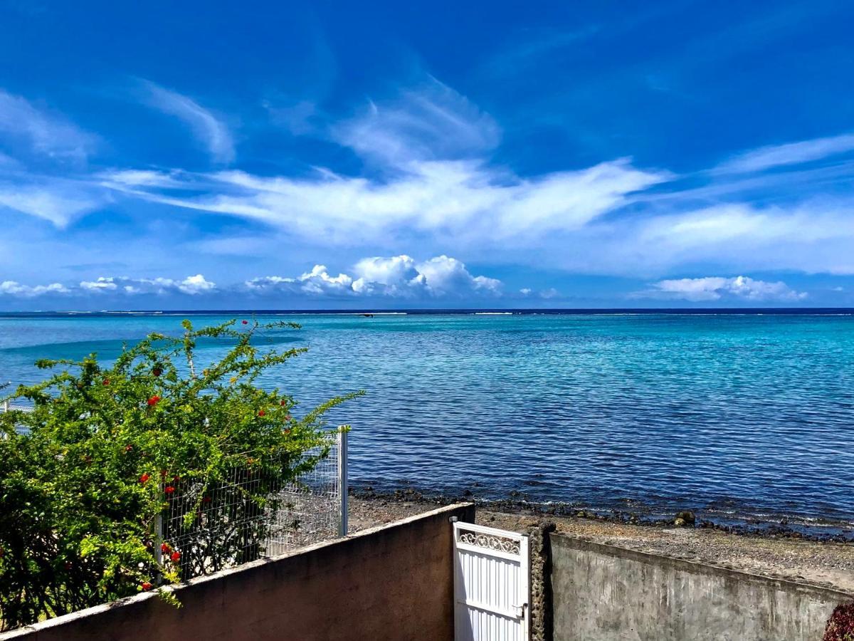Superbe Bord De Mer, Acces Lagon Et Piscine Privee Paea Bagian luar foto