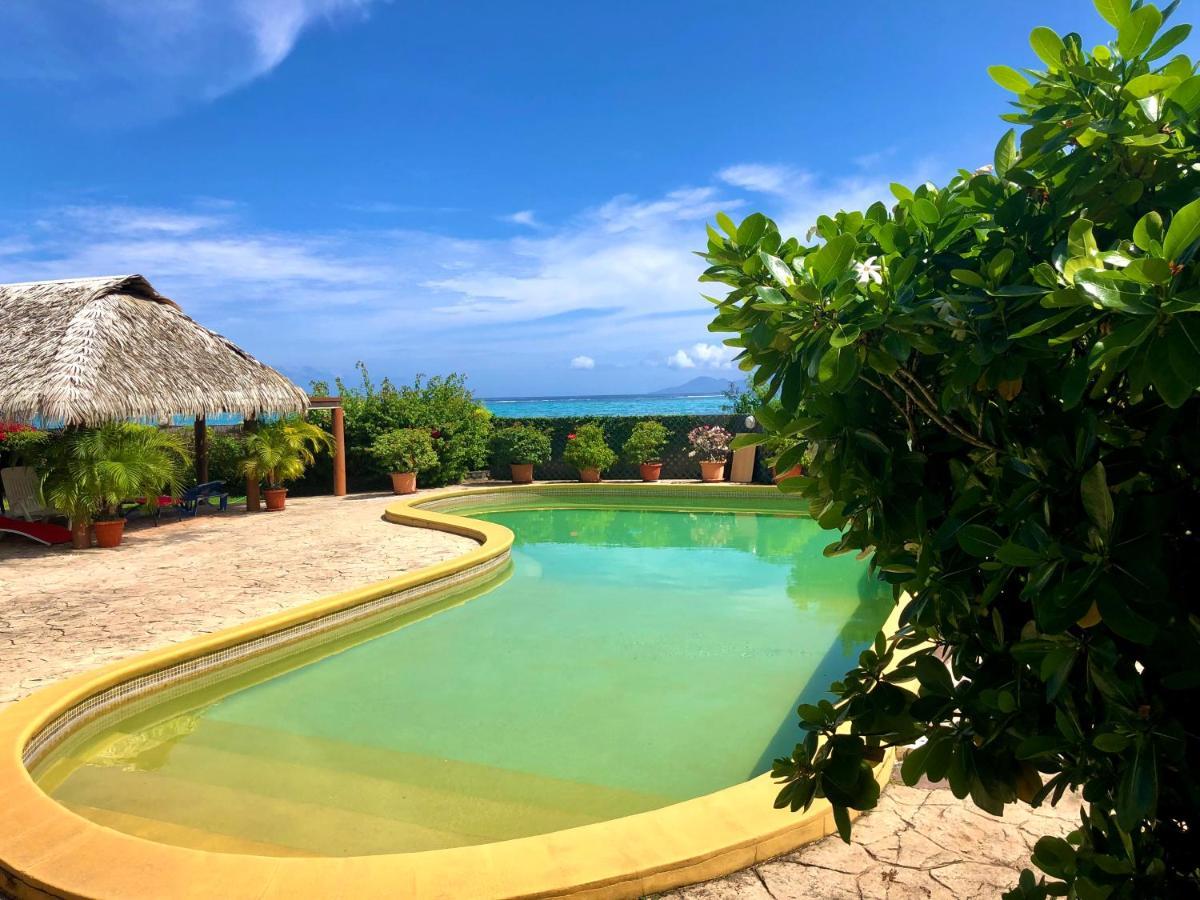 Superbe Bord De Mer, Acces Lagon Et Piscine Privee Paea Bagian luar foto