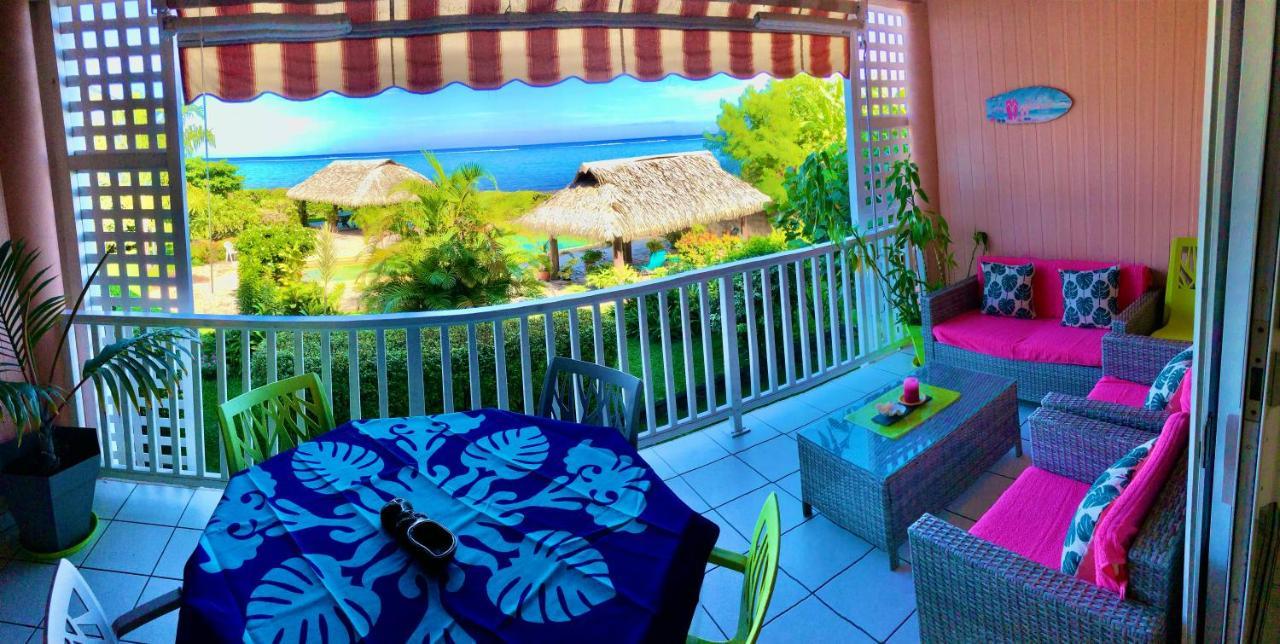 Superbe Bord De Mer, Acces Lagon Et Piscine Privee Paea Bagian luar foto