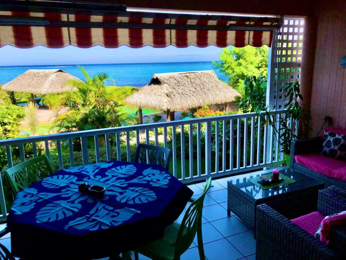 Superbe Bord De Mer, Acces Lagon Et Piscine Privee Paea Bagian luar foto