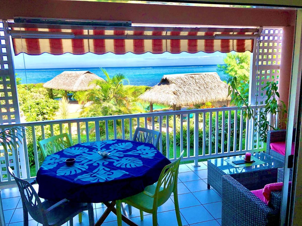 Superbe Bord De Mer, Acces Lagon Et Piscine Privee Paea Bagian luar foto